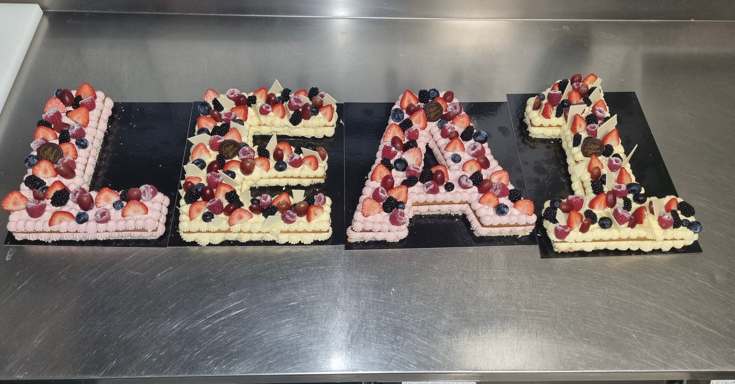 Letter Cake - L'atelier de Warren
