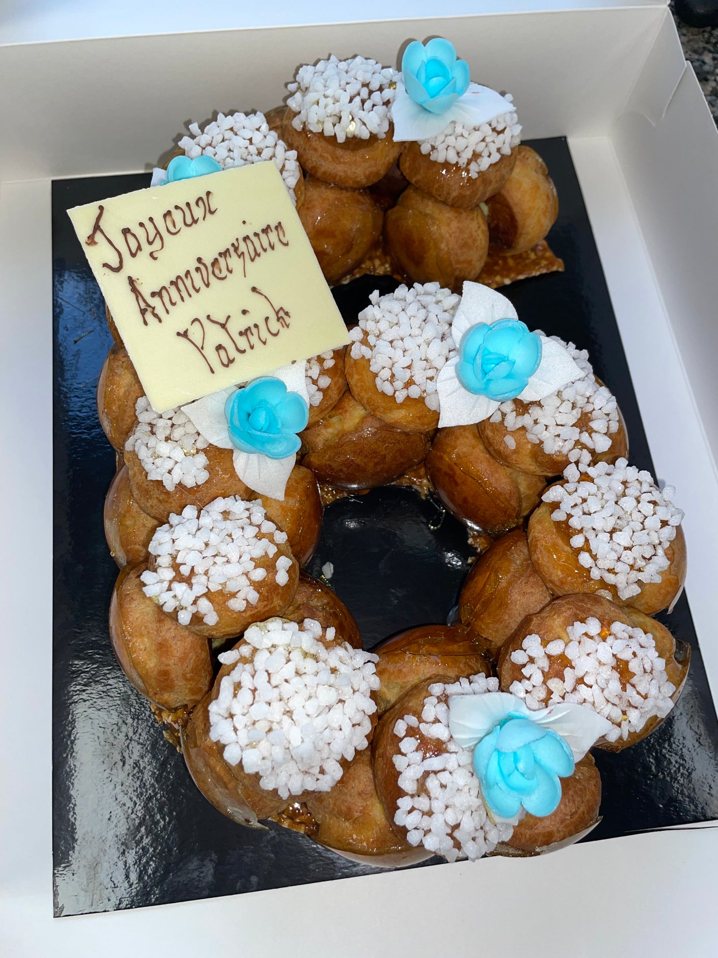 Number Cake Choux - L'atelier de Warren
