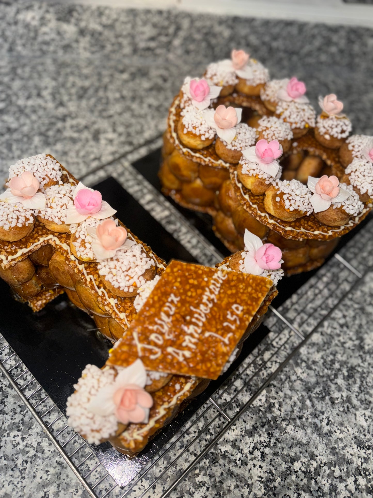 Number Cake Choux - L'atelier de Warren