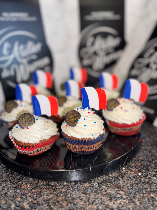 Cupcake des Bleus - L'atelier de Warren