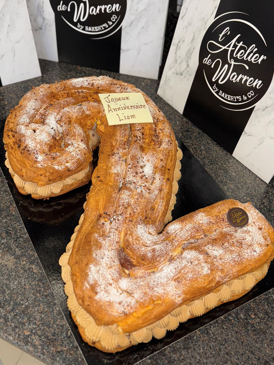 Number Cake Paris Brest - L'atelier de Warren