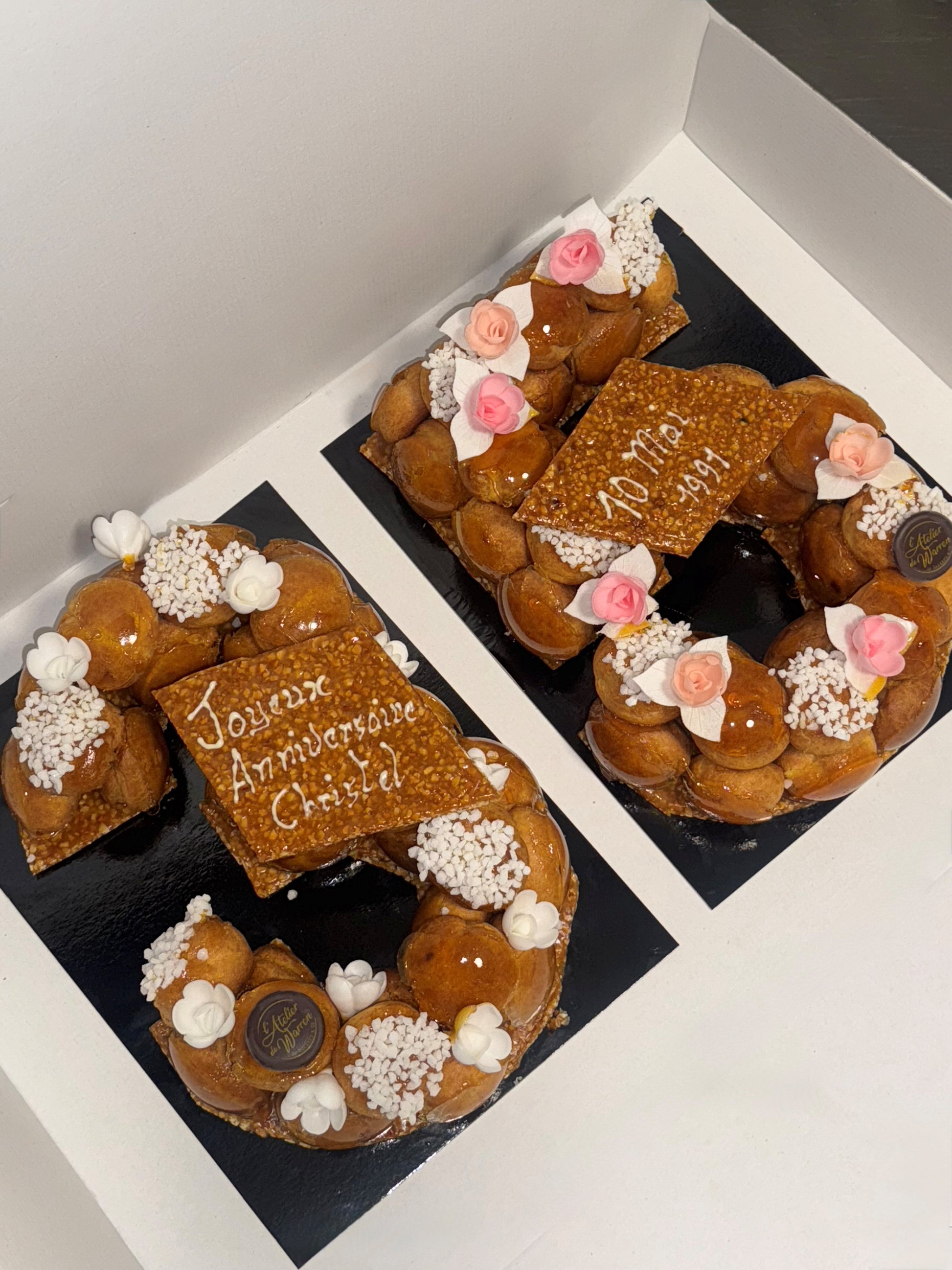 Number Cake Choux - L'atelier de Warren