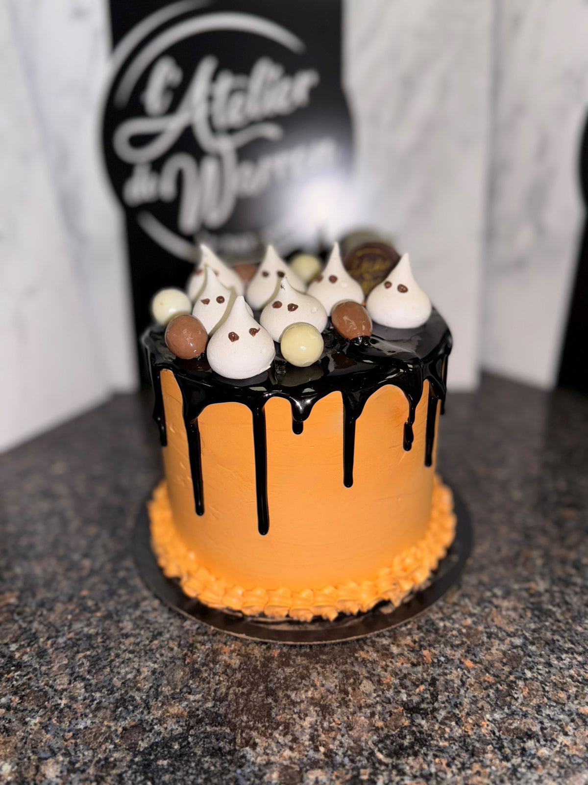 Bento Cake 4/5P Halloween Chocolat