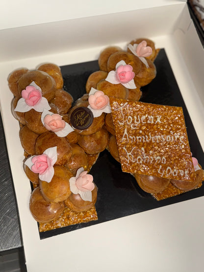 Letter Cake Choux - L'atelier de Warren