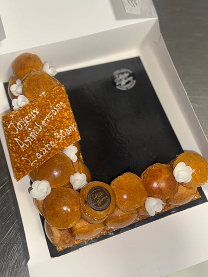 Letter Cake Choux - L'atelier de Warren