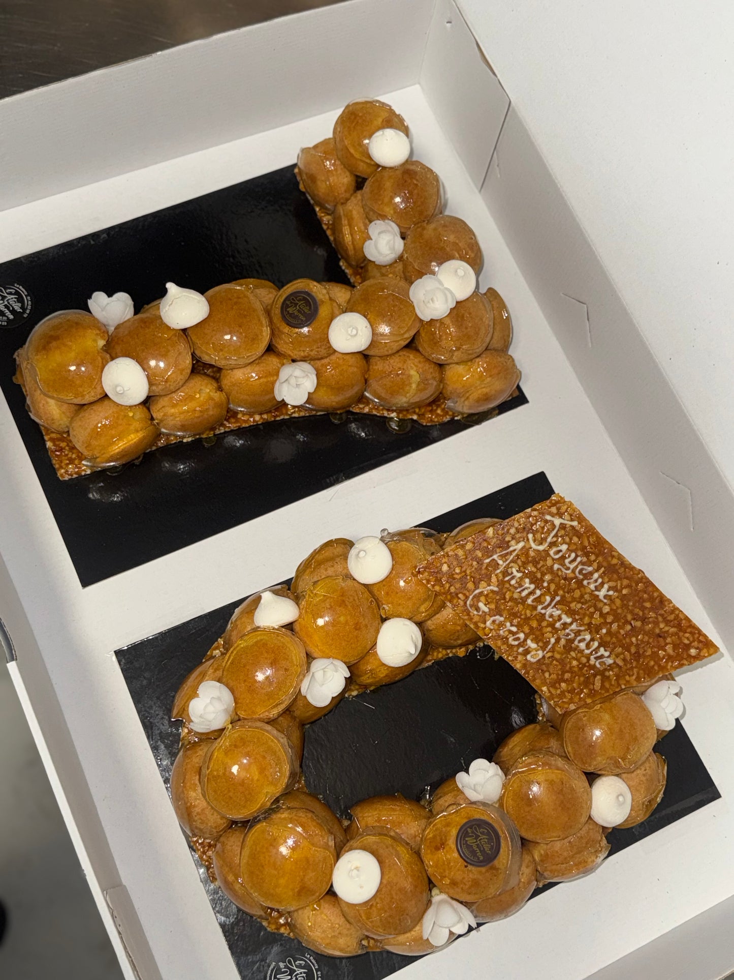 Number Cake Choux - L'atelier de Warren