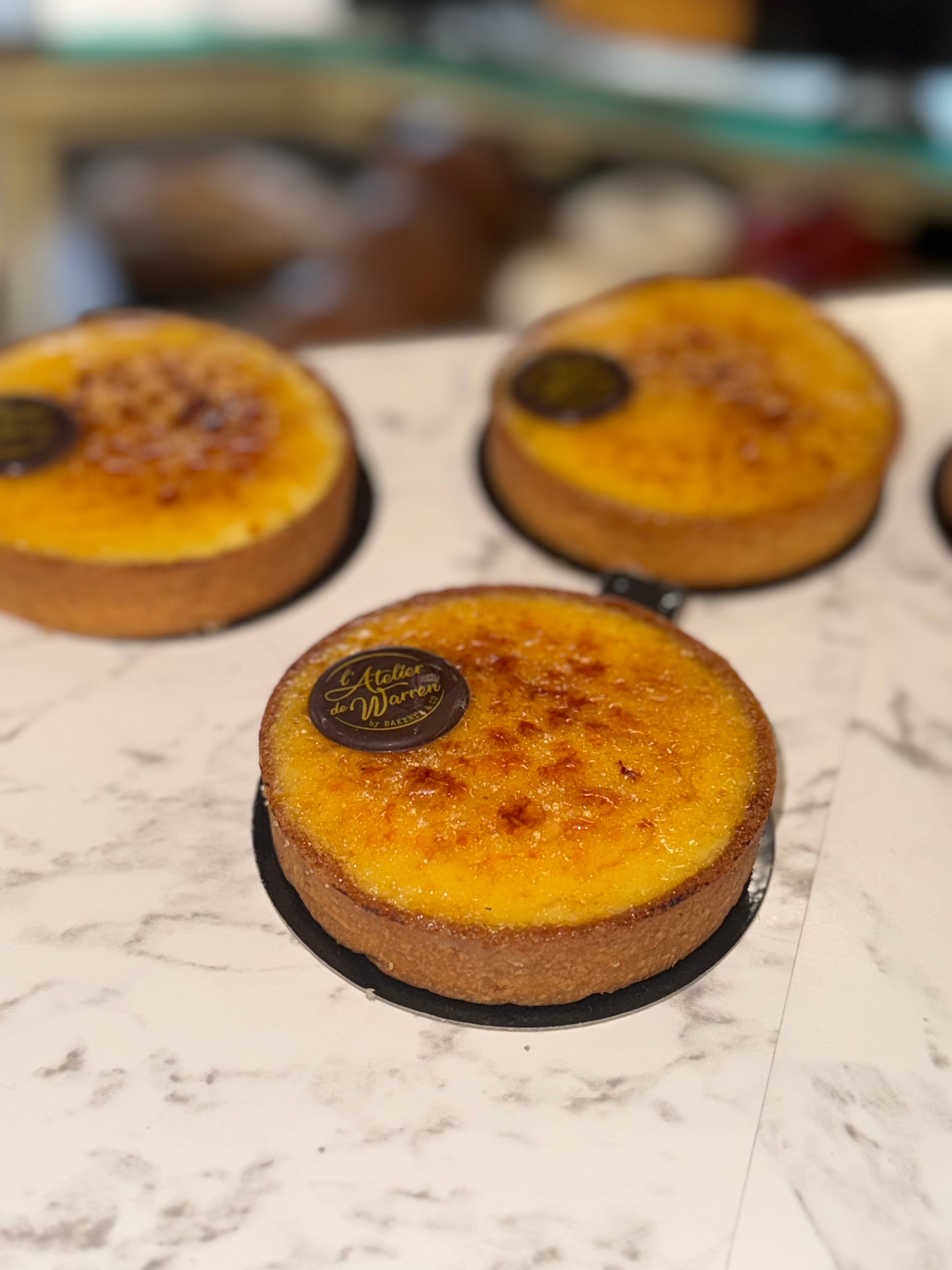 Tarte Crème Brûlée - L'atelier de Warren