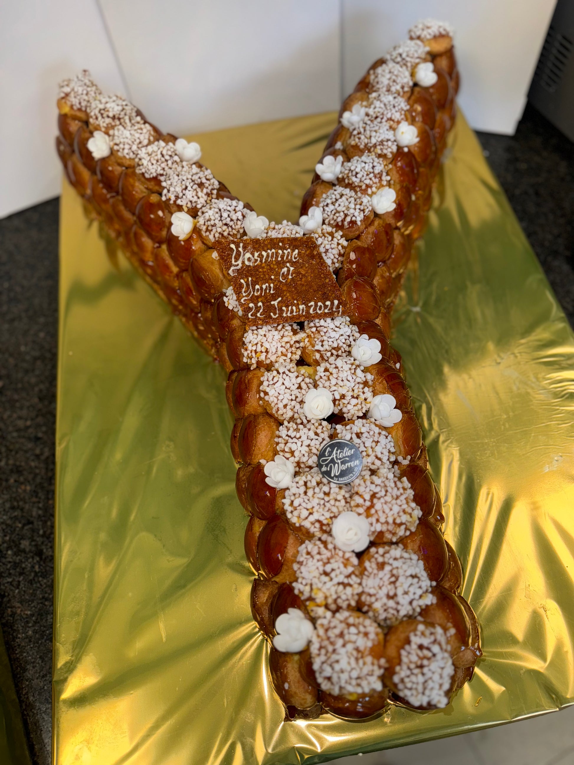 Letter Cake Choux - L'atelier de Warren