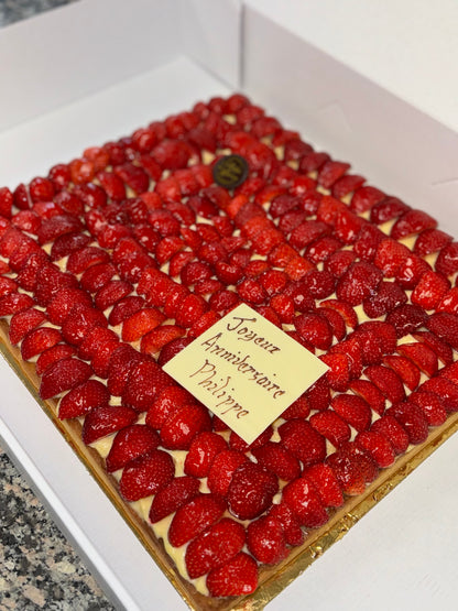 Tarte Fraises - L'atelier de Warren