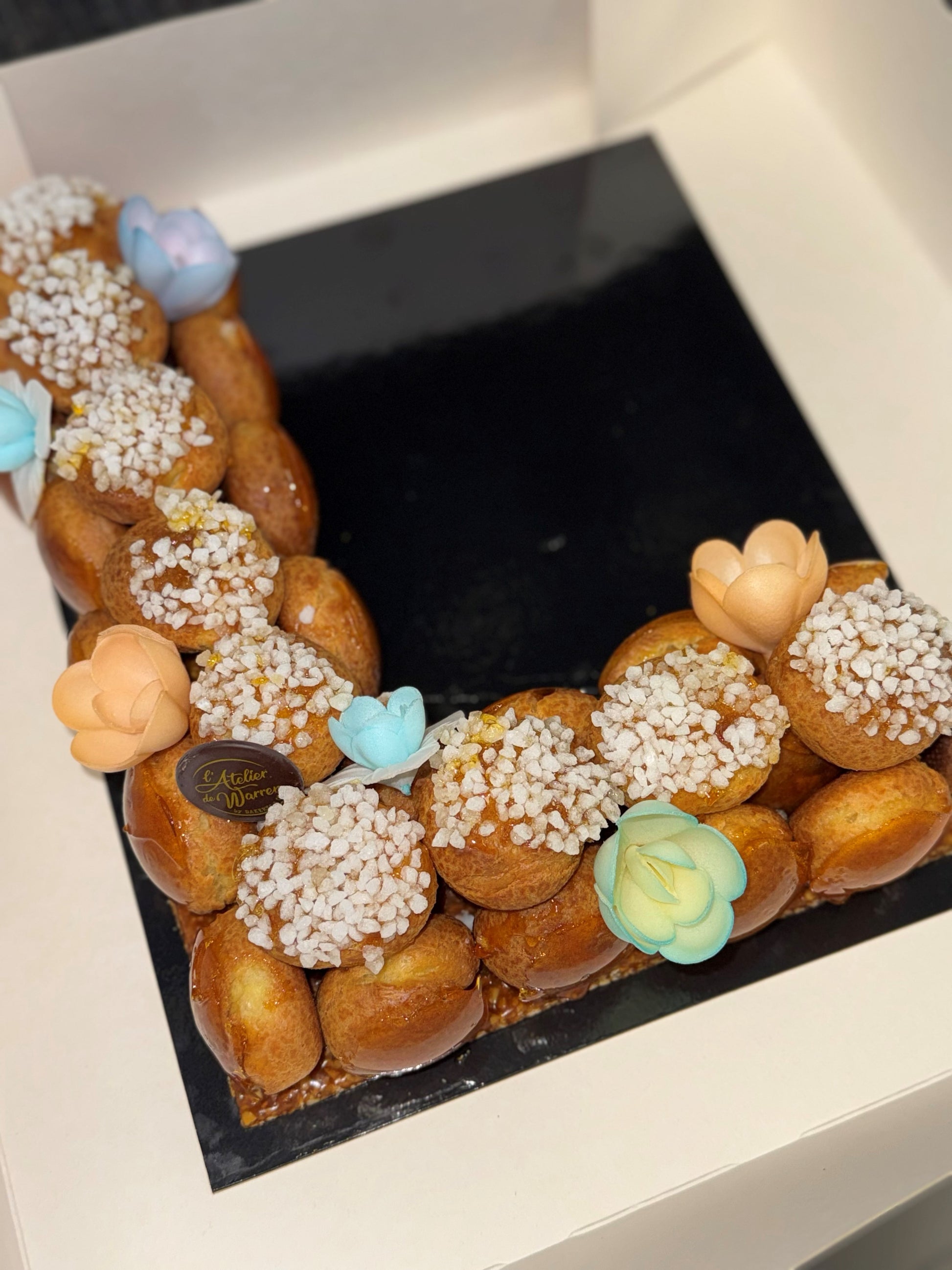 Letter Cake Choux - L'atelier de Warren