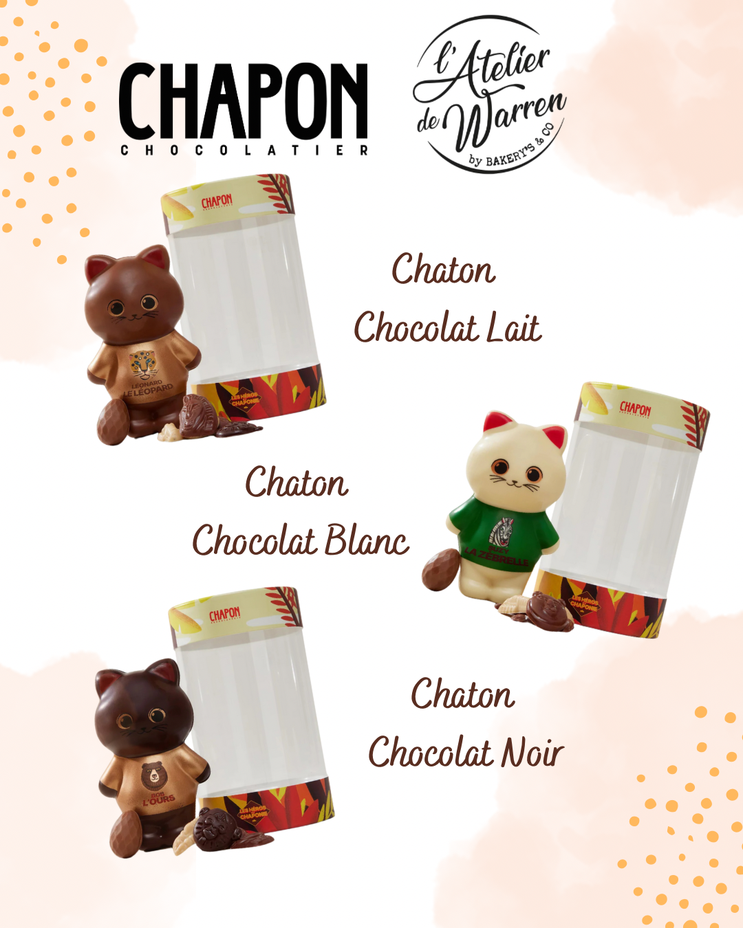 Tubo Chaton Garni Chapon - L'atelier de Warren