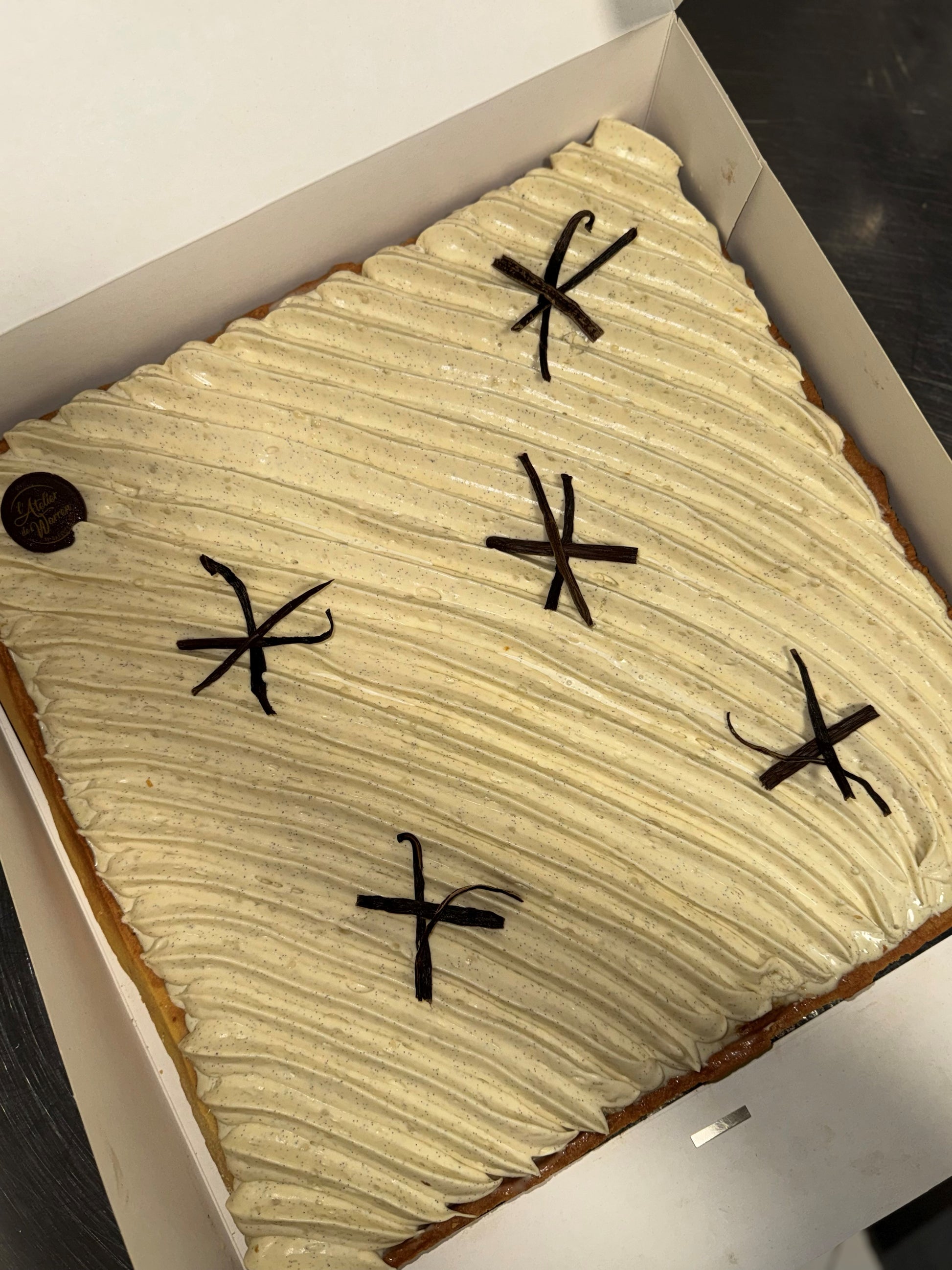 Tarte Infiniment Vanille - L'atelier de Warren