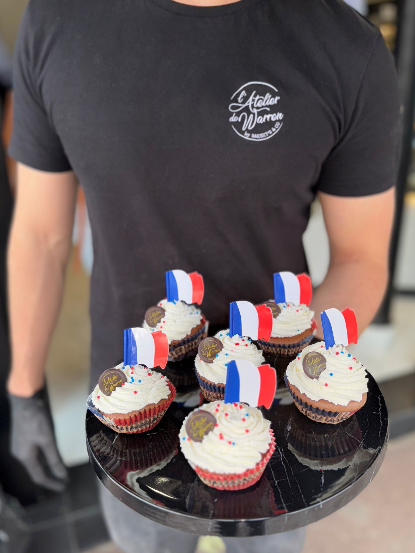 Cupcake des Bleus - L'atelier de Warren