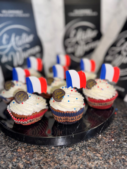 Cupcake des Bleus - L'atelier de Warren