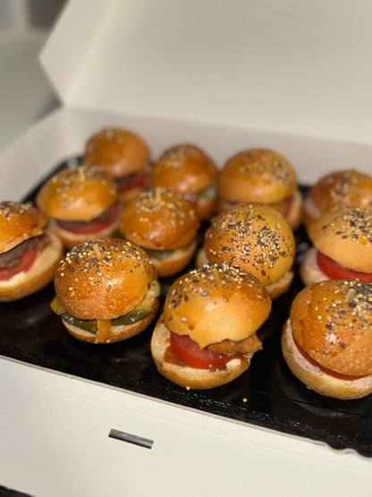 Plateaux Mini Burgers - L'atelier de Warren