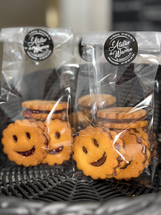 Sablés Smileys Fourrés - L'atelier de Warren